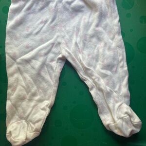 Cozy White and Pink Kids One Piece